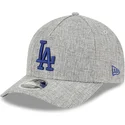 bone-curvo-cinza-snapback-com-logo-azul-9forty-m-crown-a-frame-cotton-weave-da-los-angeles-dodgers-mlb-da-new-era