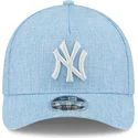 bone-curvo-azul-claro-snapback-9forty-m-crown-a-frame-cotton-weave-da-new-york-yankees-mlb-da-new-era