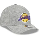 bone-curvo-cinza-snapback-9forty-m-crown-a-frame-cotton-weave-da-los-angeles-lakers-nba-da-new-era