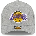 bone-curvo-cinza-snapback-9forty-m-crown-a-frame-cotton-weave-da-los-angeles-lakers-nba-da-new-era