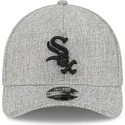 bone-curvo-cinza-snapback-9forty-m-crown-a-frame-cotton-weave-da-chicago-white-sox-mlb-da-new-era