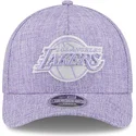 bone-curvo-violeta-snapback-9forty-m-crown-a-frame-cotton-weave-da-los-angeles-lakers-nba-da-new-era