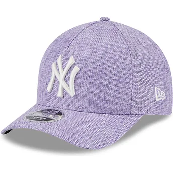 Boné curvo violeta snapback 9FORTY M-Crown A Frame Cotton Weave da New York Yankees MLB da New Era