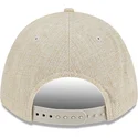 bone-curvo-bege-snapback-9forty-m-crown-a-frame-cotton-weave-da-new-york-yankees-mlb-da-new-era