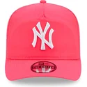 bone-curvo-rosa-ajustavel-golfer-everyday-nylon-da-new-york-yankees-mlb-da-new-era