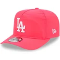 bone-curvo-rosa-ajustavel-golfer-everyday-nylon-da-los-angeles-dodgers-mlb-da-new-era