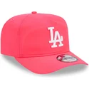 bone-curvo-rosa-ajustavel-golfer-everyday-nylon-da-los-angeles-dodgers-mlb-da-new-era