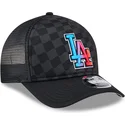 bone-trucker-preto-9forty-m-crown-a-frame-gradient-raceway-da-los-angeles-dodgers-mlb-da-new-era