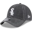 bone-curvo-cinza-ajustavel-9twenty-washed-contrast-da-chicago-white-sox-mlb-da-new-era