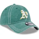 bone-curvo-verde-ajustavel-9twenty-washed-contrast-da-oakland-athletics-mlb-da-new-era