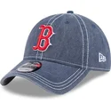 bone-curvo-azul-ajustavel-9twenty-washed-contrast-da-boston-red-sox-mlb-da-new-era