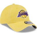 bone-curvo-amarelo-ajustavel-9twenty-washed-contrast-da-los-angeles-lakers-nba-da-new-era