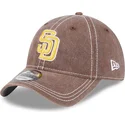 bone-curvo-castanho-ajustavel-9twenty-washed-contrast-da-san-diego-padres-mlb-da-new-era