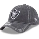 bone-curvo-cinza-ajustavel-9twenty-washed-contrast-da-las-vegas-raiders-nfl-da-new-era