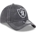 bone-curvo-cinza-ajustavel-9twenty-washed-contrast-da-las-vegas-raiders-nfl-da-new-era