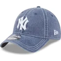 bone-curvo-cinza-ajustavel-9twenty-washed-contrast-da-new-york-yankees-mlb-da-new-era