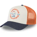 bone-trucker-bege-laranja-e-azul-crew22-da-von-dutch