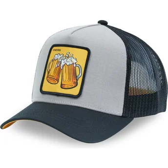 Boné trucker cinza cerveja Cheers CHE Cocktails da Capslab