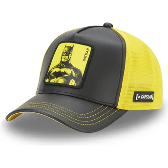 Boné trucker preto e amarelo Batman DC8 BAT DC Comics da Capslab