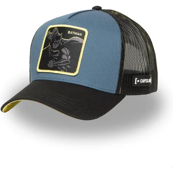 Boné trucker azul e preto Batman DC8 KNI DC Comics da Capslab