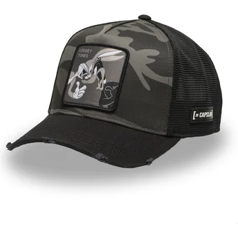 Boné trucker multicolor Bugs Bunny e Patolino LOO11 BD Looney Tunes da Capslab