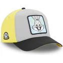 bone-curvo-cinza-amarelo-e-preto-snapback-bugs-bunny-loo11-bep1-looney-tunes-da-capslab