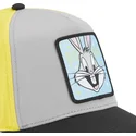 bone-curvo-cinza-amarelo-e-preto-snapback-bugs-bunny-loo11-bep1-looney-tunes-da-capslab