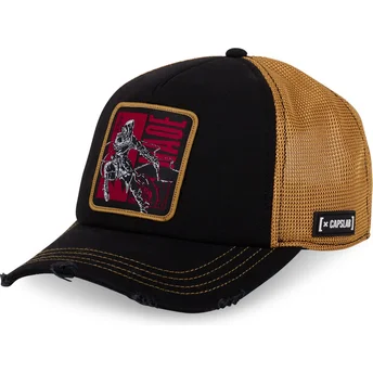 Boné trucker preto e amarelo Fujibayashi Naoe NAO2 Assasin’s Creed da Capslab