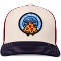 bone-curvo-bege-vermelho-e-azul-snapback-para-crianca-peace-pizza-food-da-djinns