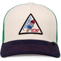 bone-curvo-bege-verde-e-azul-snapback-para-crianca-rocket-ice-food-da-djinns