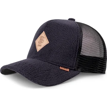 Boné trucker azul marinho e preto HFT Pole Fleece da Djinns