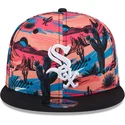 bone-plano-multicolor-snapback-9fifty-printed-spring-training-fan-pack-2025-da-chicago-white-sox-mlb-da-new-era