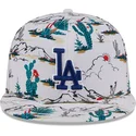 bone-plano-branco-snapback-9fifty-print-spring-training-fan-pack-2025-da-los-angeles-dodgers-mlb-da-new-era