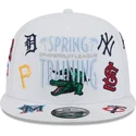 bone-plano-branco-snapback-9fifty-scatter-spring-training-fan-pack-2025-da-mlb-grapefruit-league-logo-da-new-era