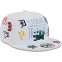 bone-plano-branco-snapback-9fifty-scatter-spring-training-fan-pack-2025-da-mlb-grapefruit-league-logo-da-new-era