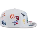 bone-plano-branco-snapback-9fifty-scatter-spring-training-fan-pack-2025-da-mlb-grapefruit-league-logo-da-new-era