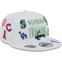 bone-plano-branco-snapback-9fifty-scatter-spring-training-fan-pack-2025-da-mlb-cactus-league-logo-da-new-era