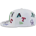 bone-plano-branco-snapback-9fifty-scatter-spring-training-fan-pack-2025-da-mlb-cactus-league-logo-da-new-era