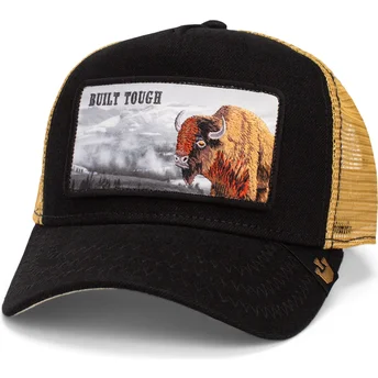 Boné trucker preto búfalo Built Tough Wild Heart The Farm da Goorin Bros.