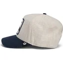 bone-curvo-bege-e-azul-marinho-snapback-cavalo-rogue-thread-rebel-rugged-comfort-the-farm-da-goorin-bros