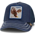 bone-trucker-azul-marinho-aguia-fierce-bird-of-prey-core-canvas-the-farm-da-goorin-bros