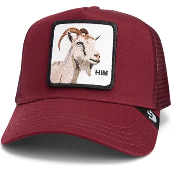 Boné trucker vermelho cabra Himothy Core Combo The Farm da Goorin Bros.