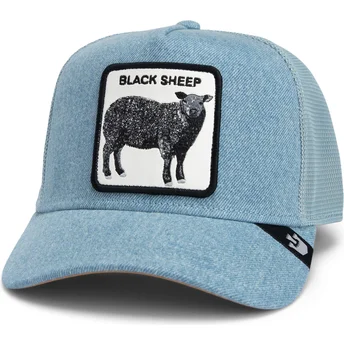 Boné trucker azul ovelha The Black Sheep Global Core Denim The Farm da Goorin Bros.