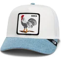 bone-trucker-branco-e-azul-galo-cock-rooster-fan-institution-ball-club-global-core-denim-the-farm-da-goorin-bros