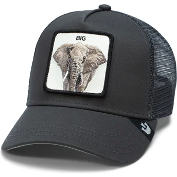 Boné trucker preto elefante The Big Elephant Global Core The Farm da Goorin Bros.