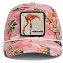 bone-curvo-rosa-snapback-flamingo-flutuador-floater-randy-souse-git-salty-rim-the-farm-da-goorin-bros