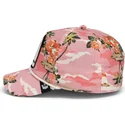 bone-curvo-rosa-snapback-flamingo-flutuador-floater-randy-souse-git-salty-rim-the-farm-da-goorin-bros