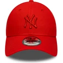 bone-curvo-vermelho-ajustavel-com-logo-vermelho-9forty-colour-pack-da-new-york-yankees-mlb-da-new-era