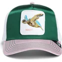 bone-trucker-verde-branco-e-rosa-tartaruga-wavy-allablur-great-escape-the-farm-da-goorin-bros