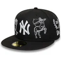 bone-plano-preto-justo-59fifty-mythical-da-new-york-yankees-mlb-da-new-era